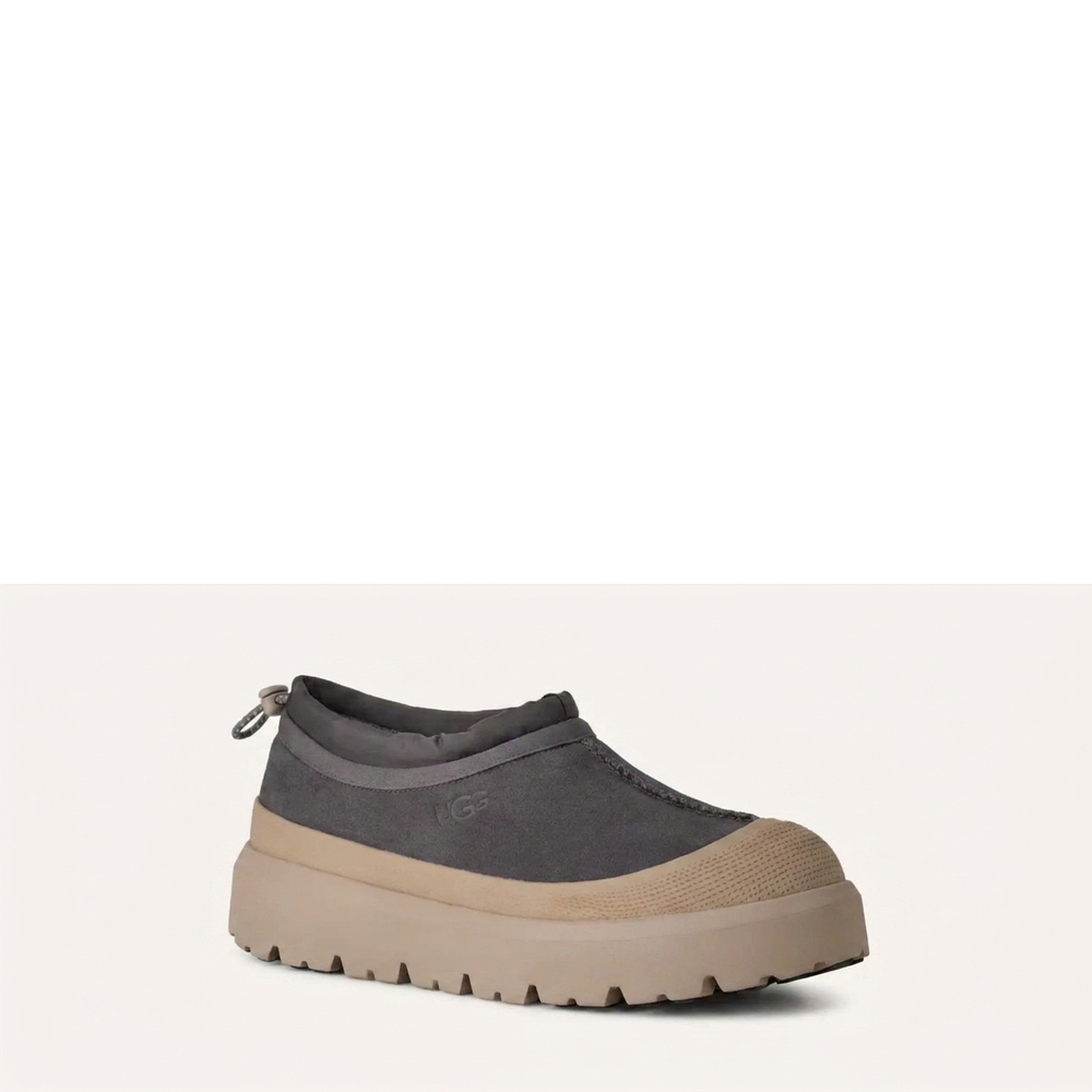 NEW UGG men's tasman weather hybrid boots in obsidian / cobble grey
